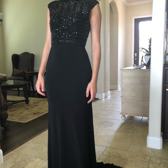 Sherri Hill Formal Mermaid Style Evening Dress - Picture 4 of 8